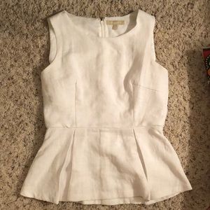 Banana republic peplum tank blouse